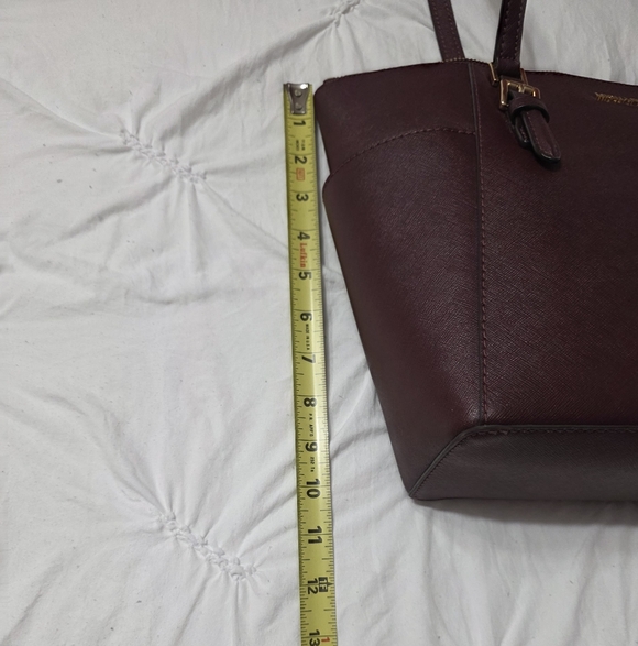 Michael Kors Deep Burgundy Tote - Picture 2 of 8